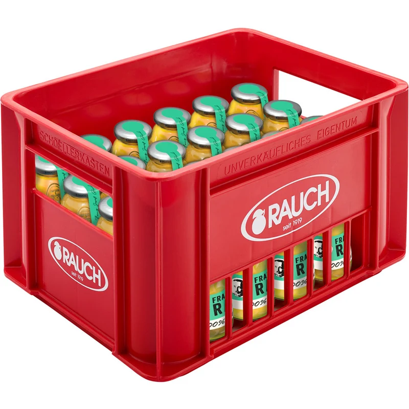 Rauch 100% Apfelsaft klar 24x 0,2 Liter (MEHRWEG)