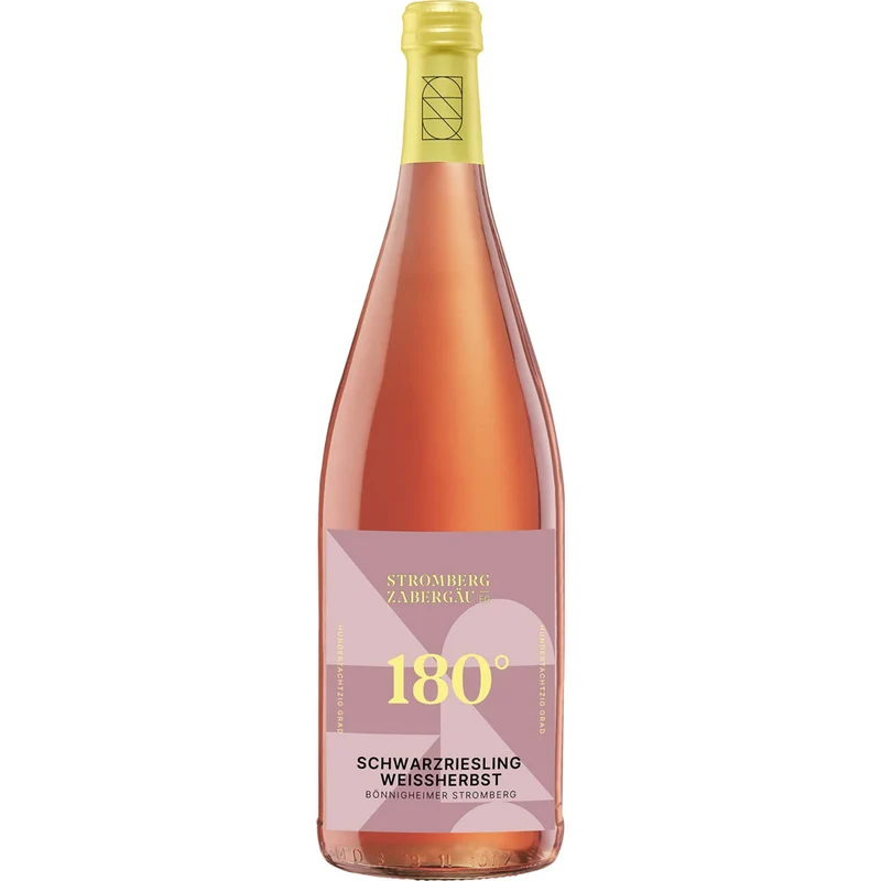 Weingärtner Stromberg-Zabergäu 180° Aufbruch Schwarzriesling Weißherbst QbA lieblich 12x 1 Liter (MEHRWEG)