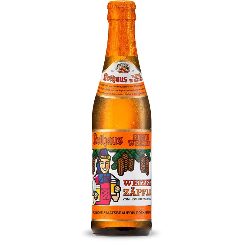 Rothaus Hefe Hell 24x 0,33 Liter (MEHRWEG)