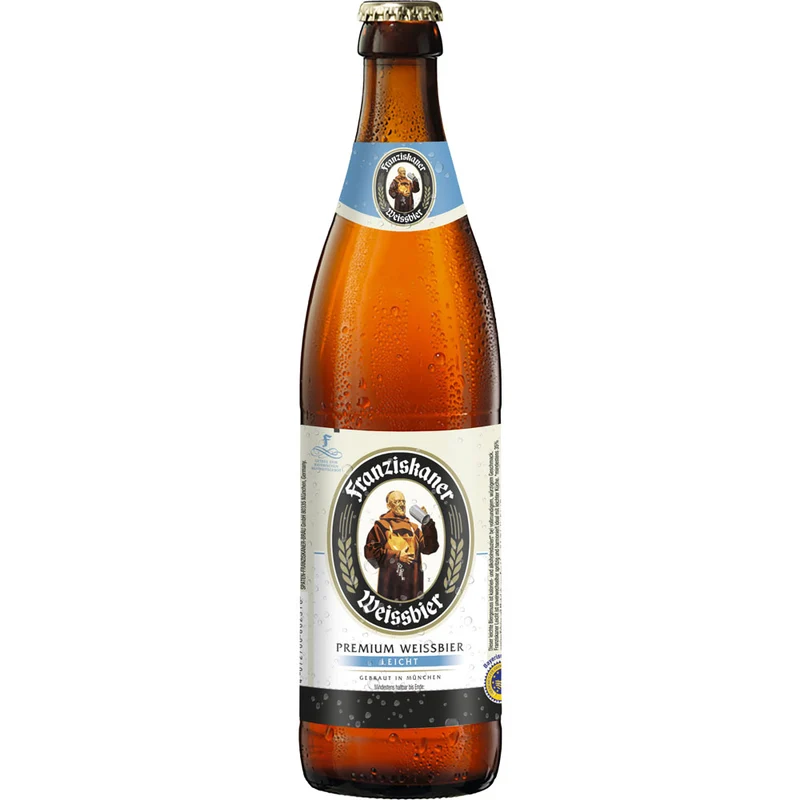 Franziskaner Hefe-Weissbier Leicht 20x 0,5 Liter (MEHRWEG)