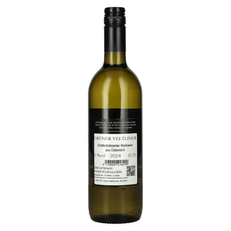 Eichenwald DAS VERSTECKENSPIEL Grüner Veltliner Alkoholfrei 2024 0,75l