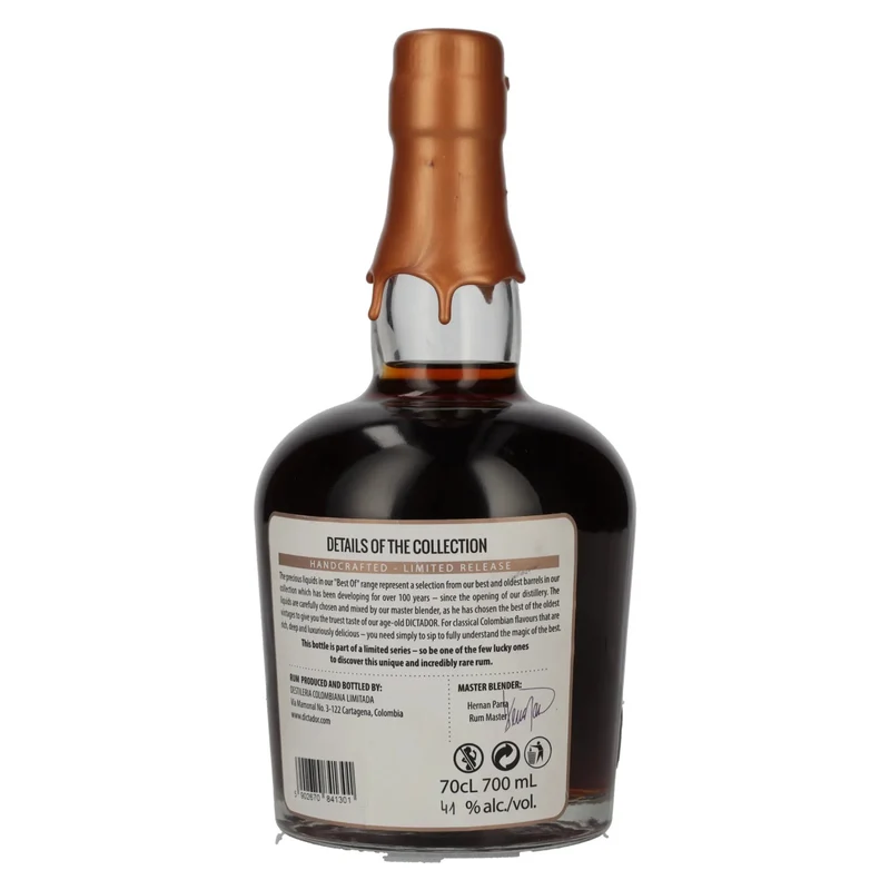 Dictador BEST OF 1972 APASIONADO Colombian Rum 45YO/030317/EX-P030 41% Vol. 0,7l