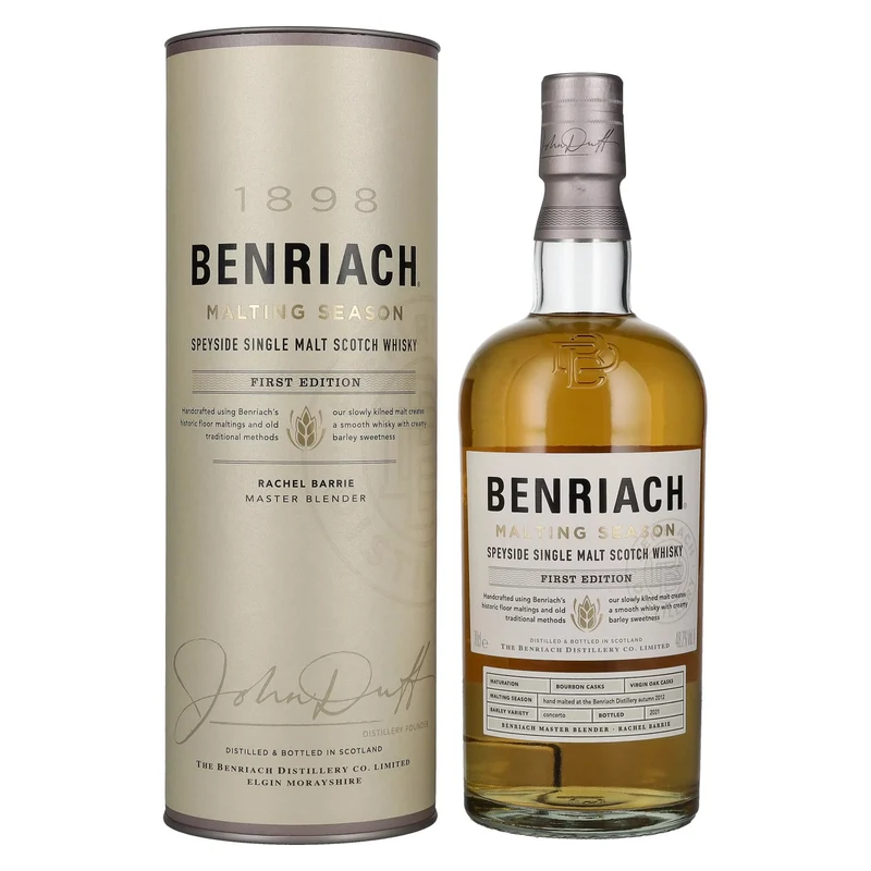 Benriach MALTING SEASON Speyside Single Malt 48,7% Vol. 0,7l in Geschenkbox