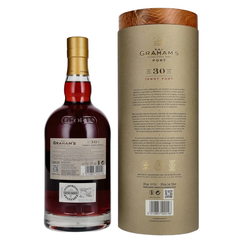 W. & J. Graham's Tawny Port 30 Years Old 20% Vol. 0,75l in Geschenkbox