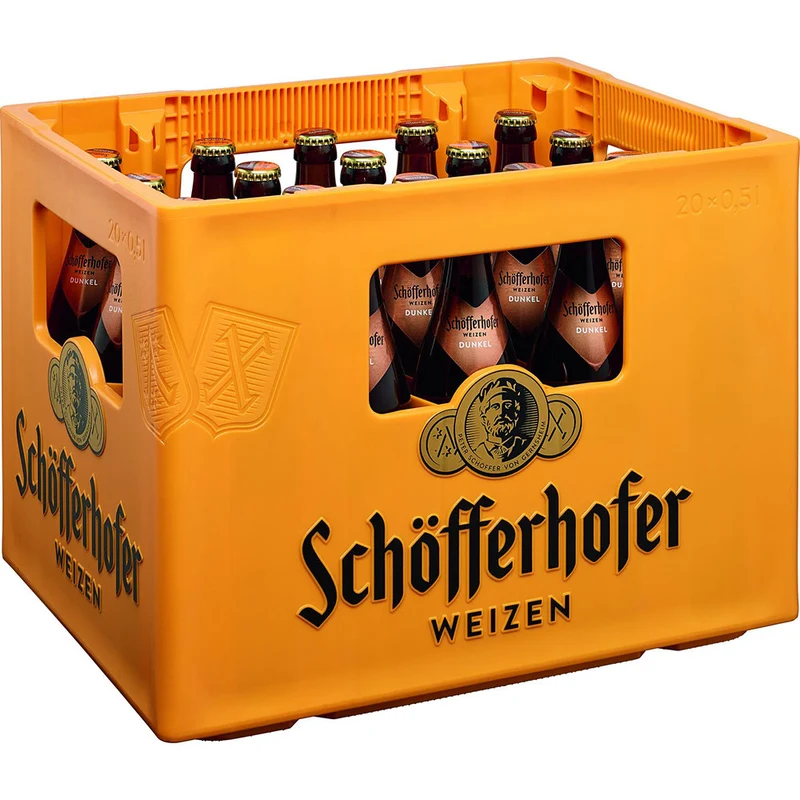 Schöfferhofer Hefe Dunkel 20x 0,5 Liter (MEHRWEG)