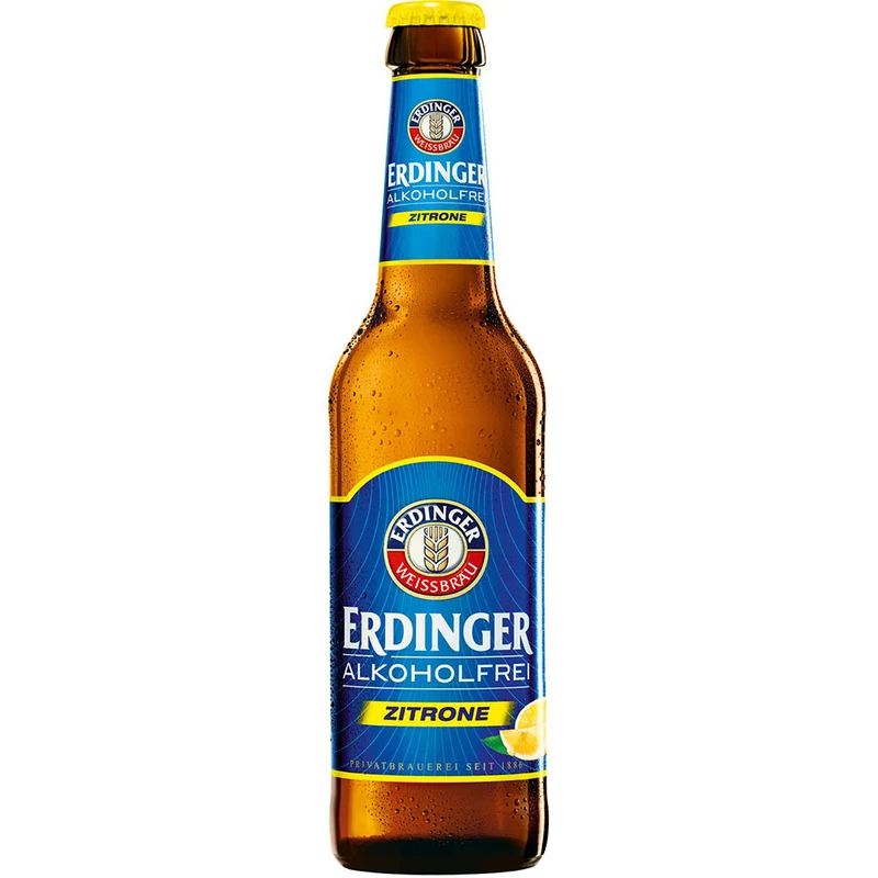 Erdinger Alkoholfrei Zitrone 24x 0,33 Liter (MEHRWEG)