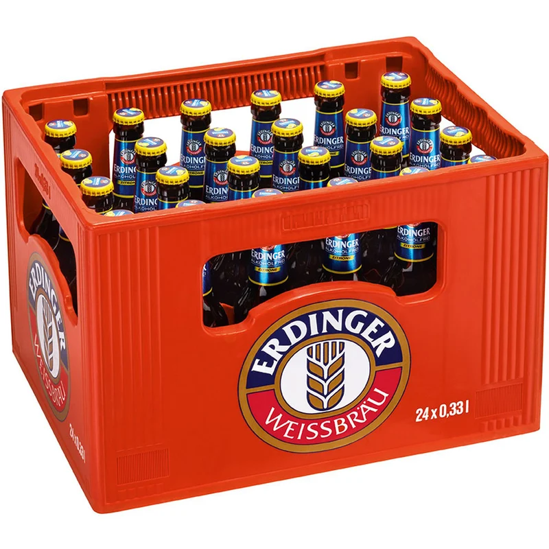 Erdinger Alkoholfrei Zitrone 24x 0,33 Liter (MEHRWEG)