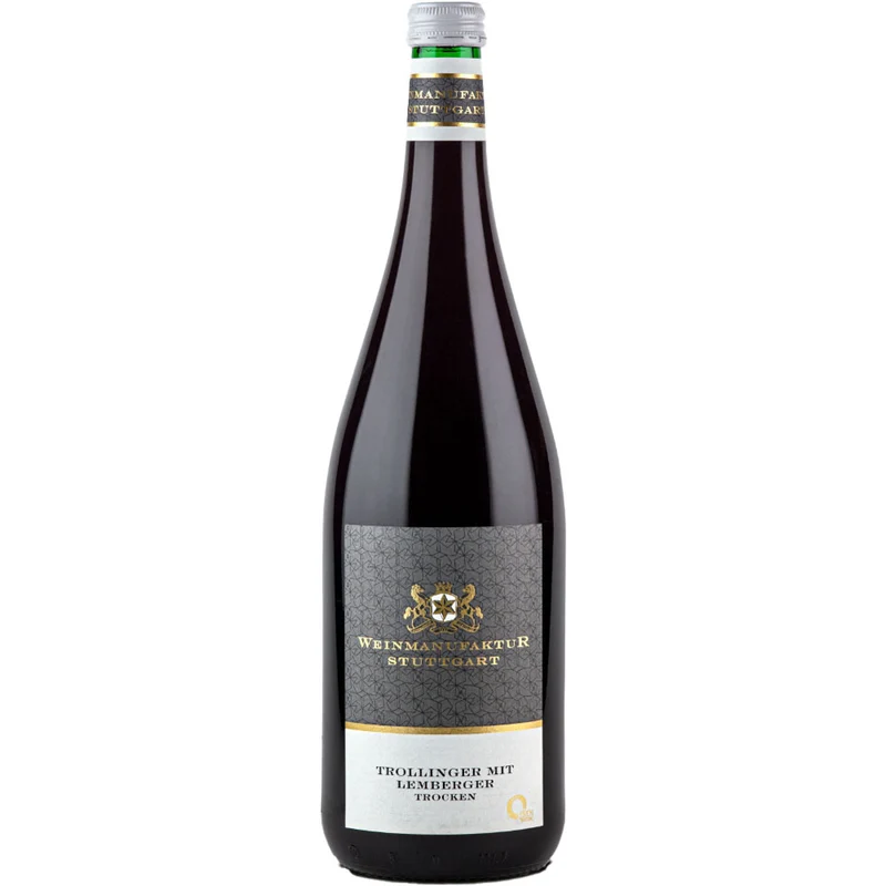 Weinmanufaktur Stuttgart Trollinger mit Lemberger QbA trocken 12x 1 Liter (MEHRWEG)