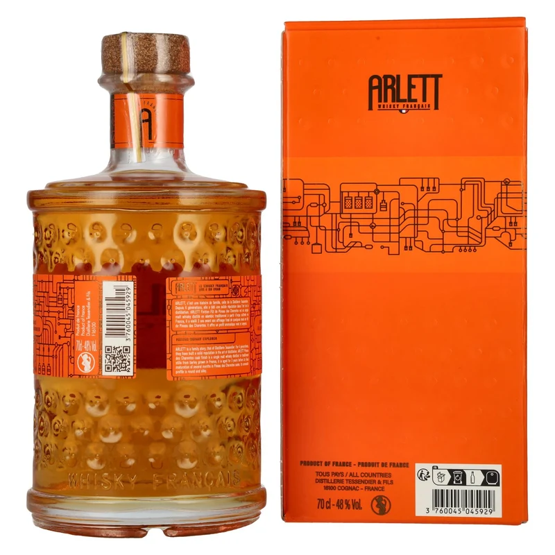 ARLETT Finition Fût de Pineau des Charentes Single Malt Whisky 48% Vol. 0,7l in Geschenkbox