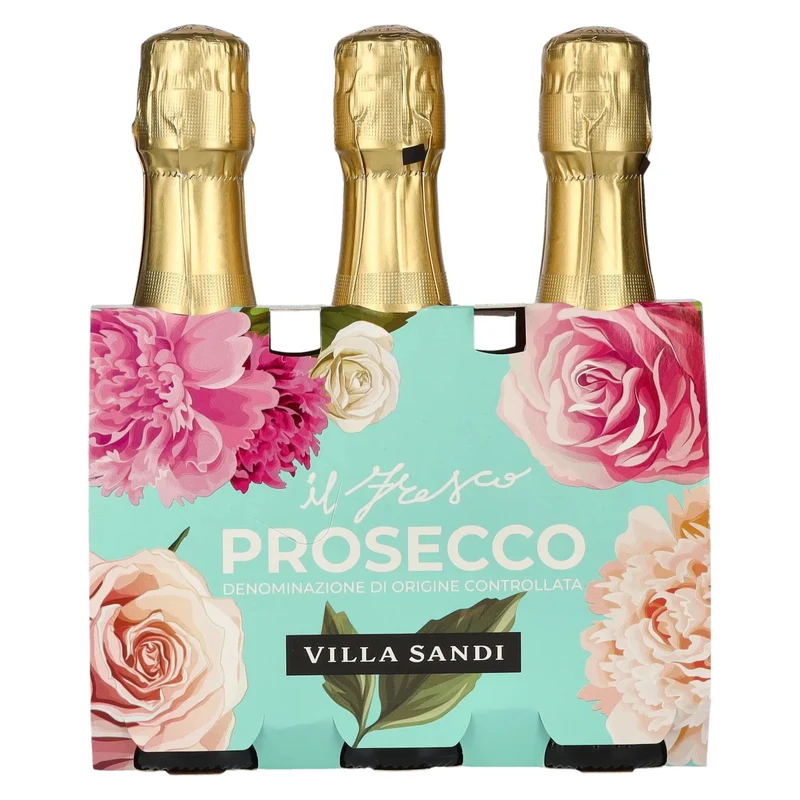 Villa Sandi Il Fresco Prosecco Treviso Brut (TRIO) DOC 11% Vol. 3x0,2l