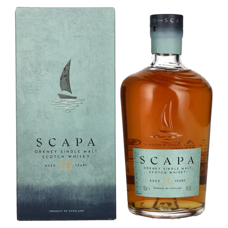 Scapa Orkney 10 Years Old Single Malt Scotch Whisky 48% Vol. 0,7l in Geschenkbox