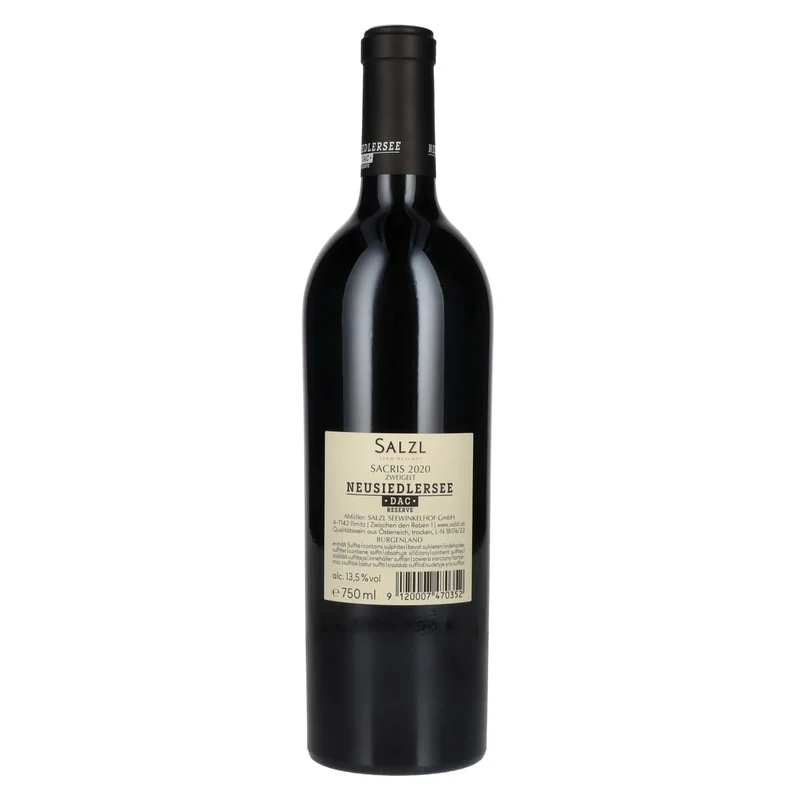 Salzl Sacris Zweigelt Reserve Neusiedlersee DAC 2020 13,5% Vol. 0,75l