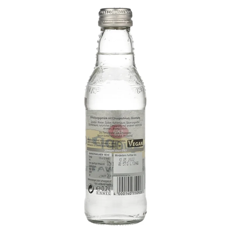 Schweppes Dry Tonic Water 0,2l