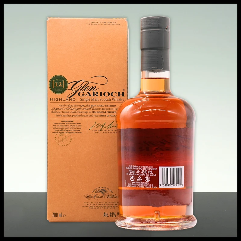 Glen Garioch 12 YO Single Malt Whisky 0,7L - 48% Vol.