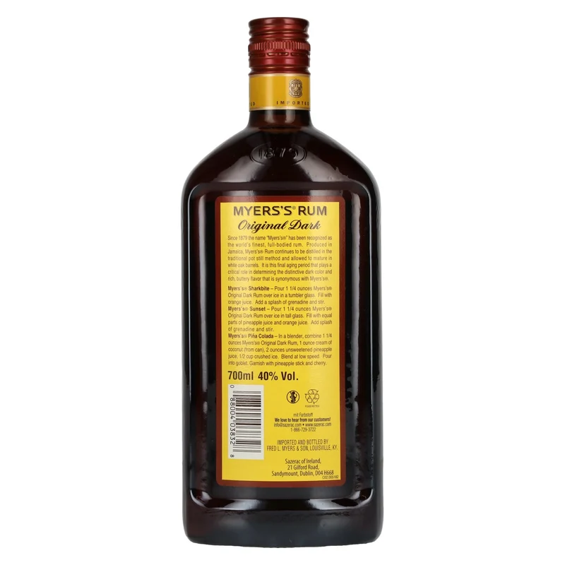Myers's Rum Original Dark 40% Vol. 0,7l