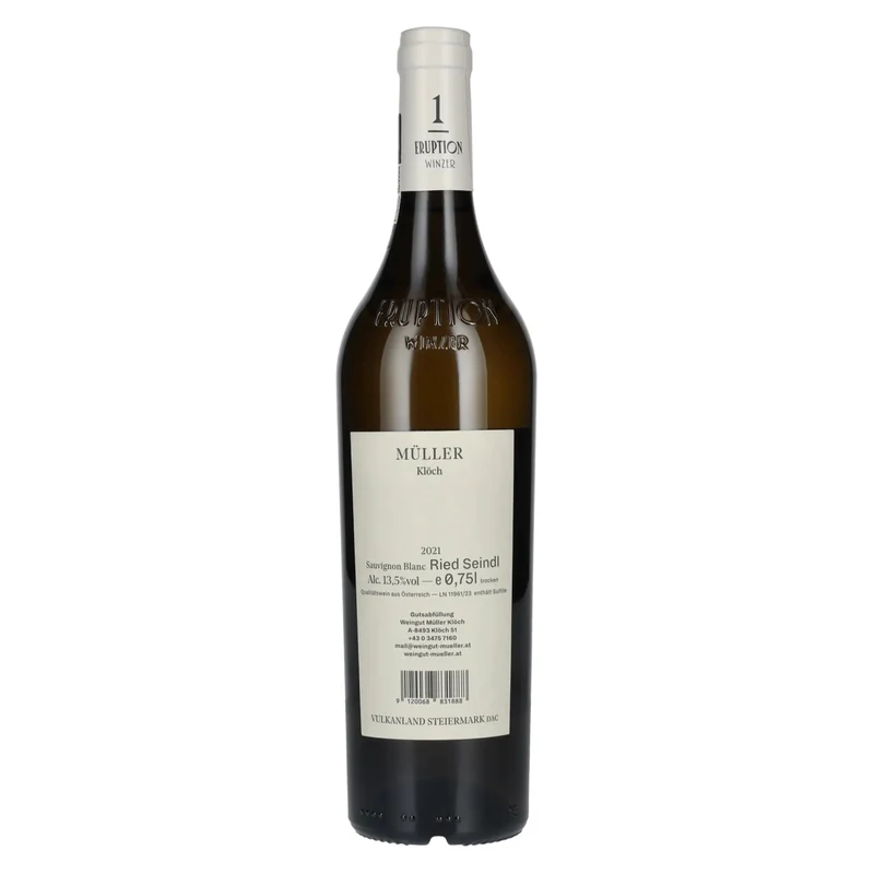 Müller Klöch Sauvignon Blanc Ried Seindl Vulkanland Steiermark DAC 2021 13,5% Vol. 0,75l