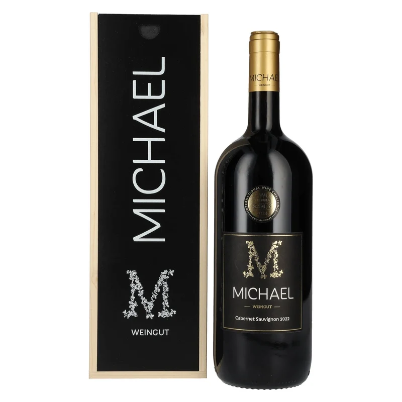 MICHAEL Cabernet Sauvignon Burgenland 2022 14% Vol. 1,5l in Holzkiste
