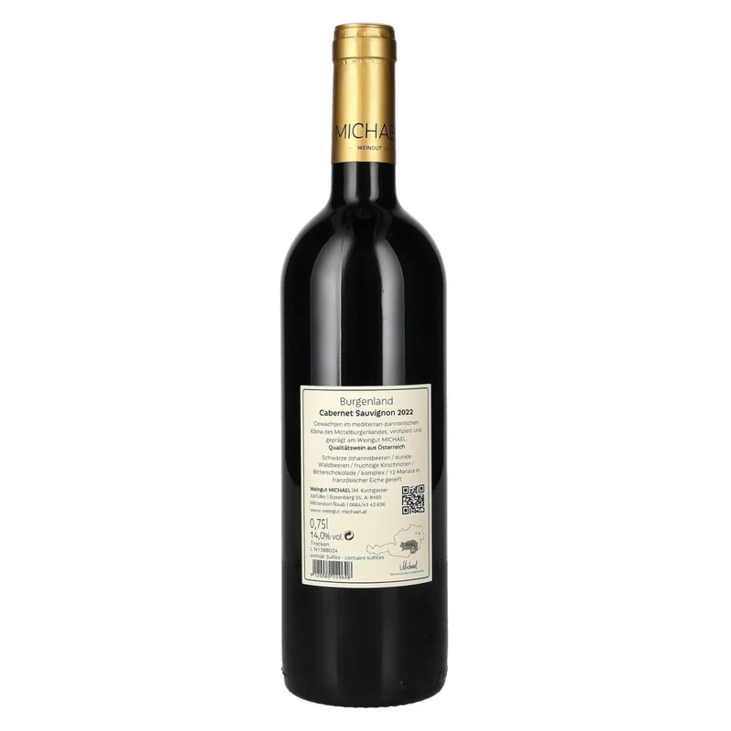 MICHAEL Cabernet Sauvignon Burgenland 2022 14% Vol. 0,75l