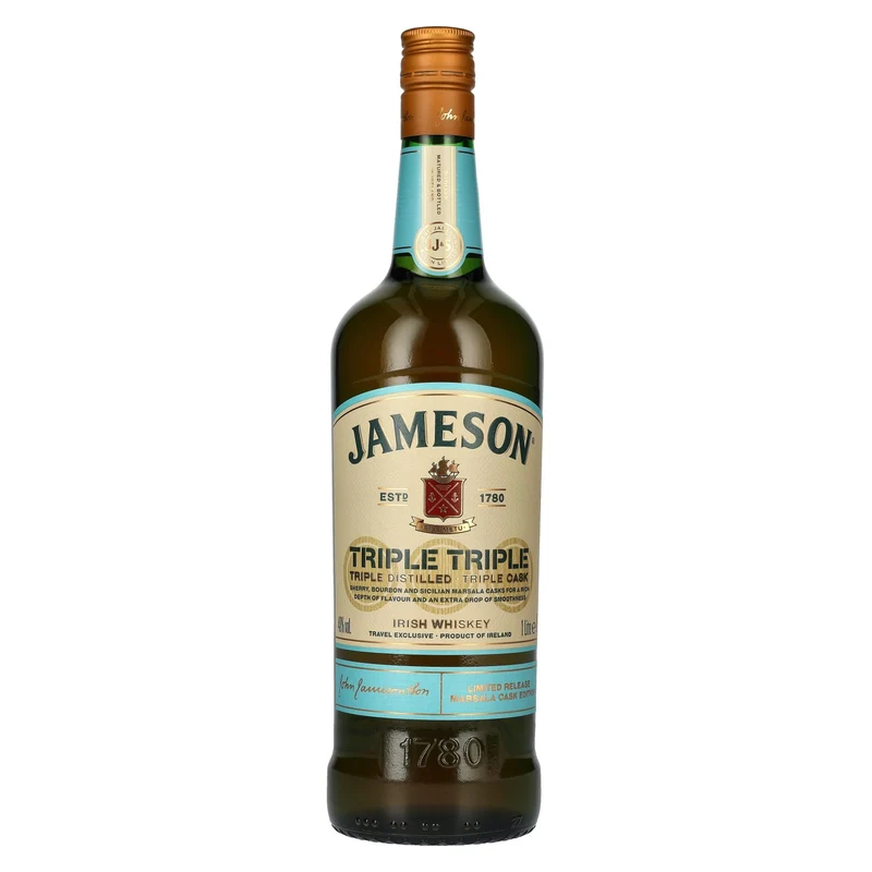 Jameson TRIPLE TRIPLE Marsala Cask Irish Whiskey Limited Release 40% Vol. 1l