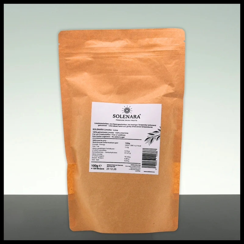 Solenara Premium Trockenfrüchte LIMETTE 100g