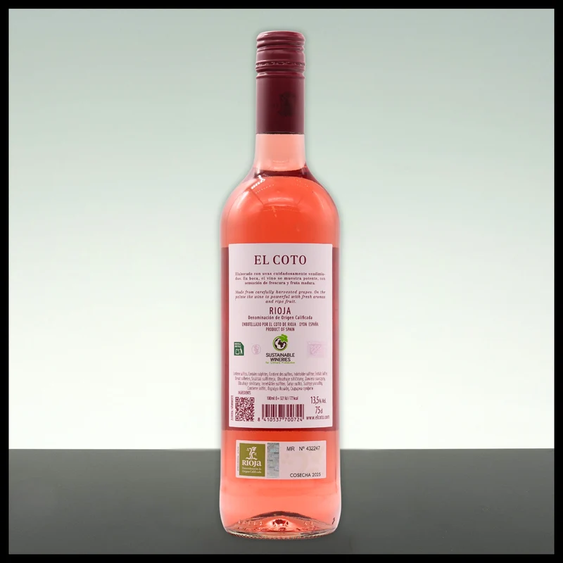 El Coto Rioja Rosado 2025 0,75L - 13,5% Vol.