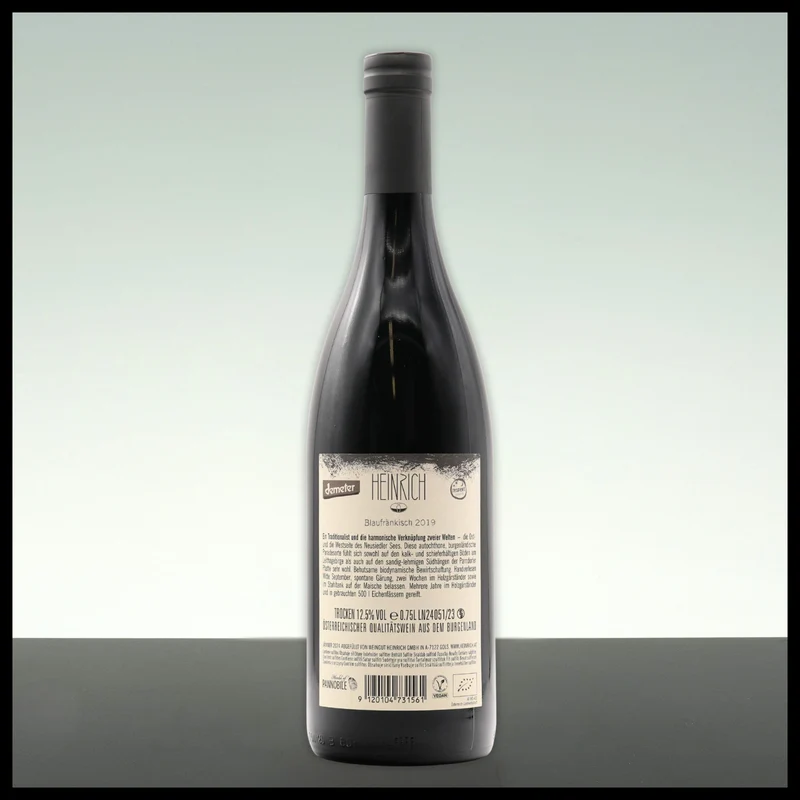 Heinrich Blaufränkisch 2019 0,75L - 12,5% Vol.