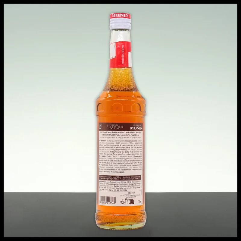 Monin Sirup Macadamia Nuss 0,7L