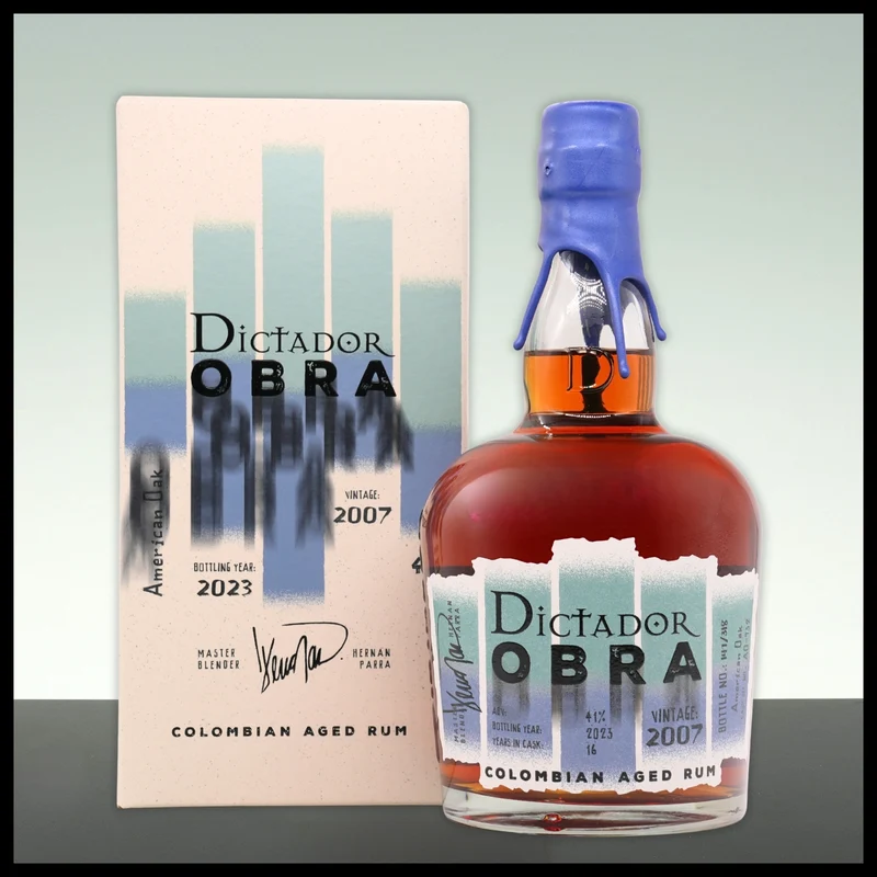 Dictador OBRA American Oak Cask Rum 2007 0,7L - 41% Vol.