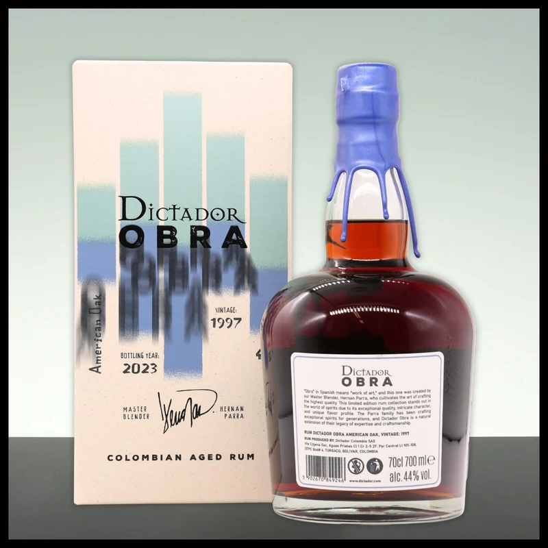 Dictador OBRA American Oak Cask Rum 1997 0,7L - 44% Vol.