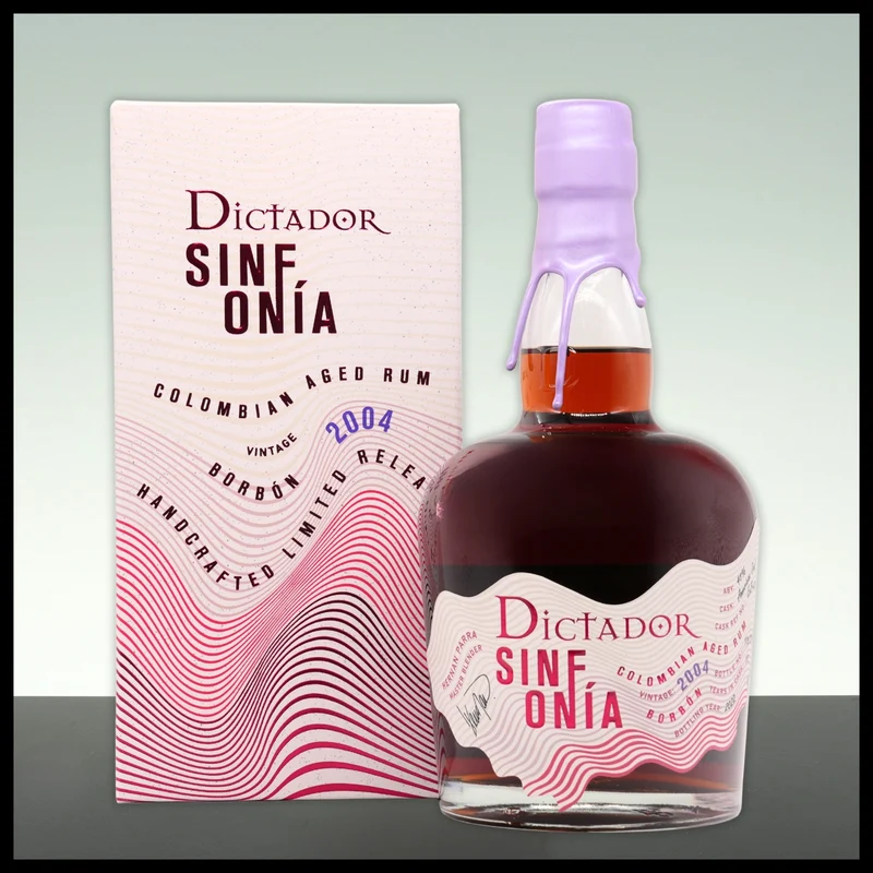 Dictador SINFONIA Borbón Rum 2004 0,7L - 41% Vol.