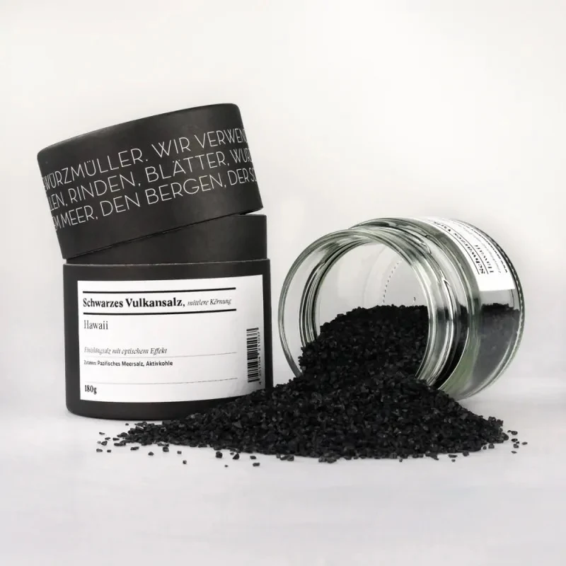 Schwarzes Vulkansalz Hawaii 180g