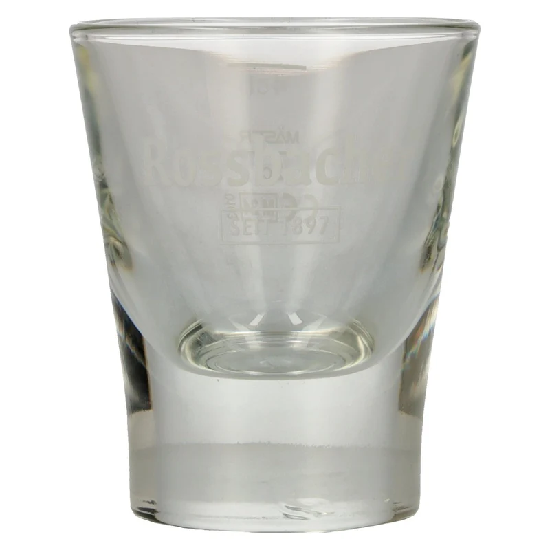 Rossbacher Glas mit Eichung