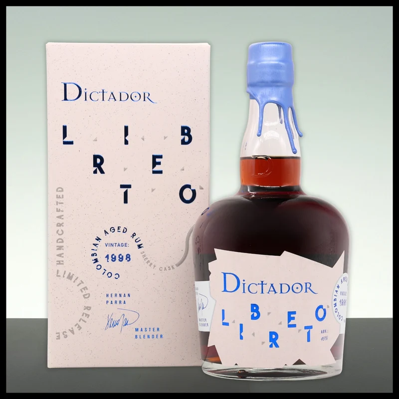 Dictador LIBRETO Sherry Cask Rum 1998 0,7L - 45% Vol.