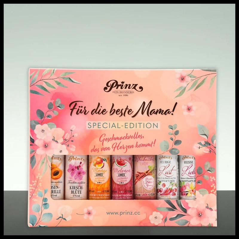 Prinz Geschenkset "Für die beste Mama!" 7x 0,04L