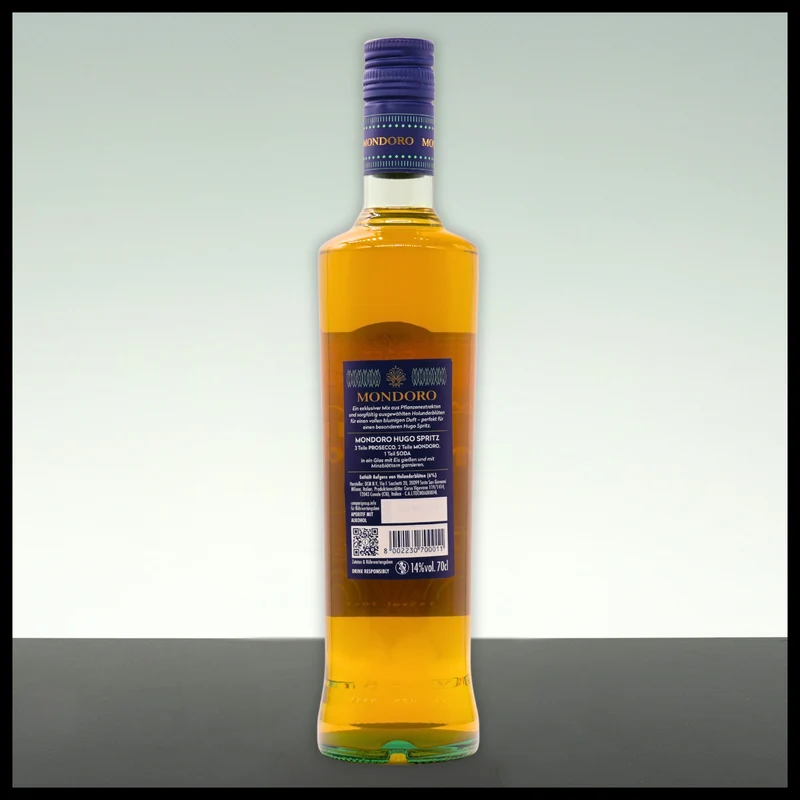 Mondoro Aperitivo "Ai Fiori Di Sambuco" Holunderblüten-Aperitif 0,7L - 14% Vol.