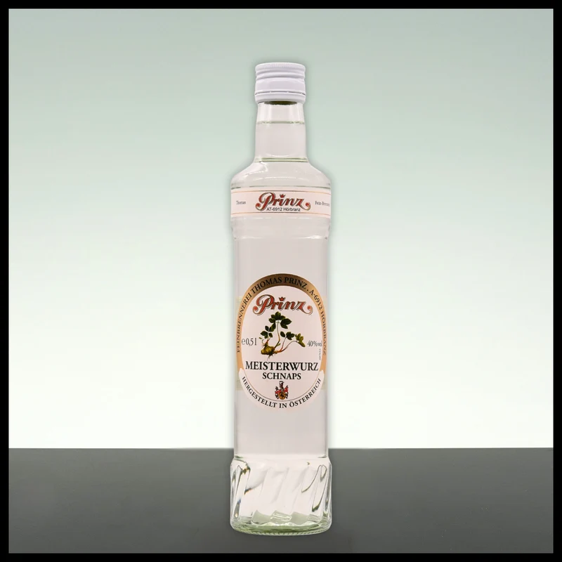 Prinz Meisterwurz Schnaps 0,5L - 40% Vol.