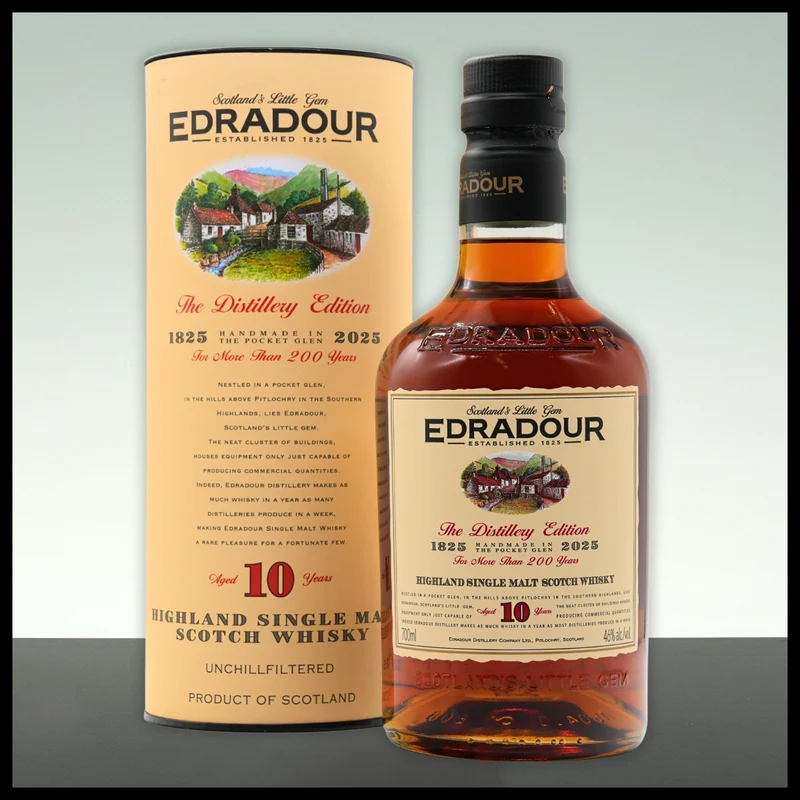 Edradour 10 YO Highland Single Malt Whisky 200 YEARS EDITION 0,7L - 46% Vol.