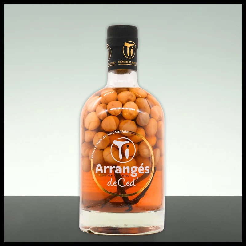 Ti Arrangés de Ced VANILA & MACADAMIA Rum-Likör 0,7L - 32% Vol.