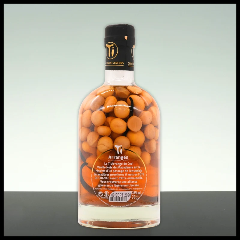 Ti Arrangés de Ced VANILA & MACADAMIA Rum-Likör 0,7L - 32% Vol.