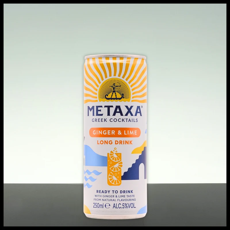 Metaxa GINGER & LIME Long Drink 0,25L - 5% Vol.