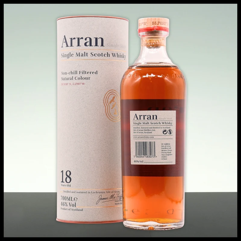 Arran 18 YO Single Malt Whisky 0,7L - 46% Vol.