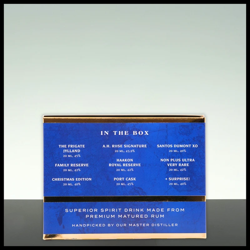 A.H. Riise & Santos Dumont Tasting Kit #3 - 9x 0,02L