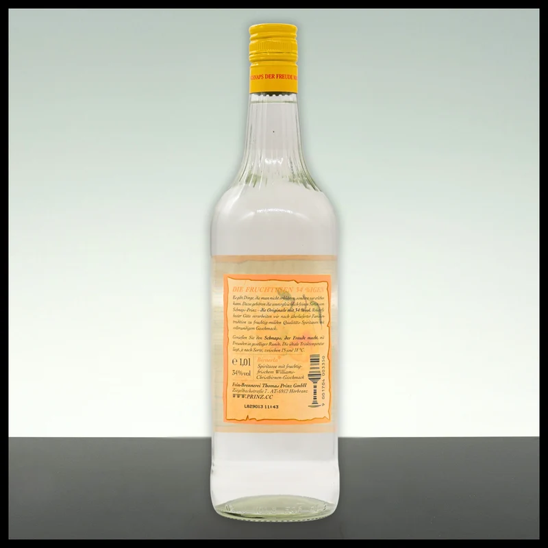 Prinz "Birnerla" Williams-Schnaps 1L - 34% Vol.