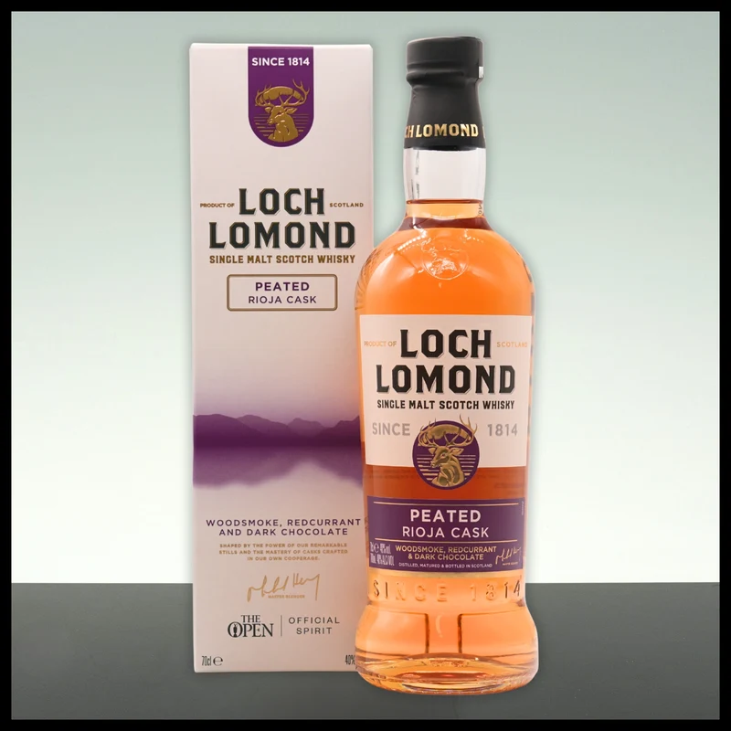 Loch Lomond Peated Rioja Cask Single Malt Whisky 0,7L - 40% Vol.
