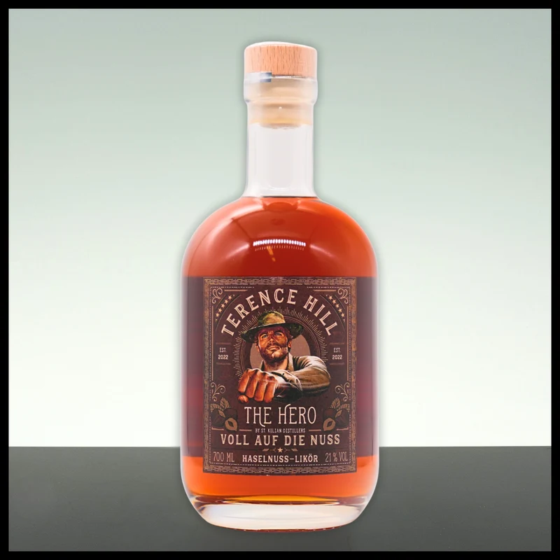 Terence Hill "Voll auf die Nuss" Haselnuss-Likör 0,7L - 21% Vol.
