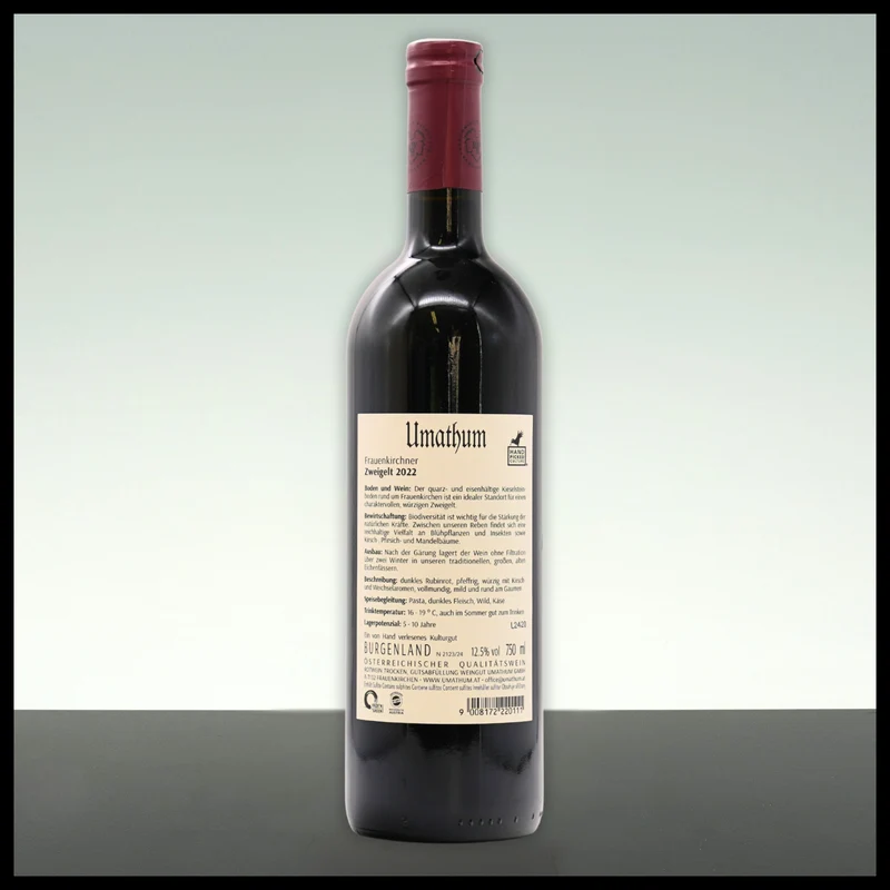 Umathum Zweigelt 2022 0,75L - 12,5% Vol.