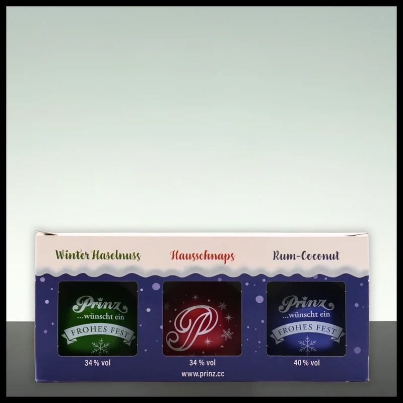 Prinz Christbaumkugeln Geschenkset BLAU 3x 0,04L