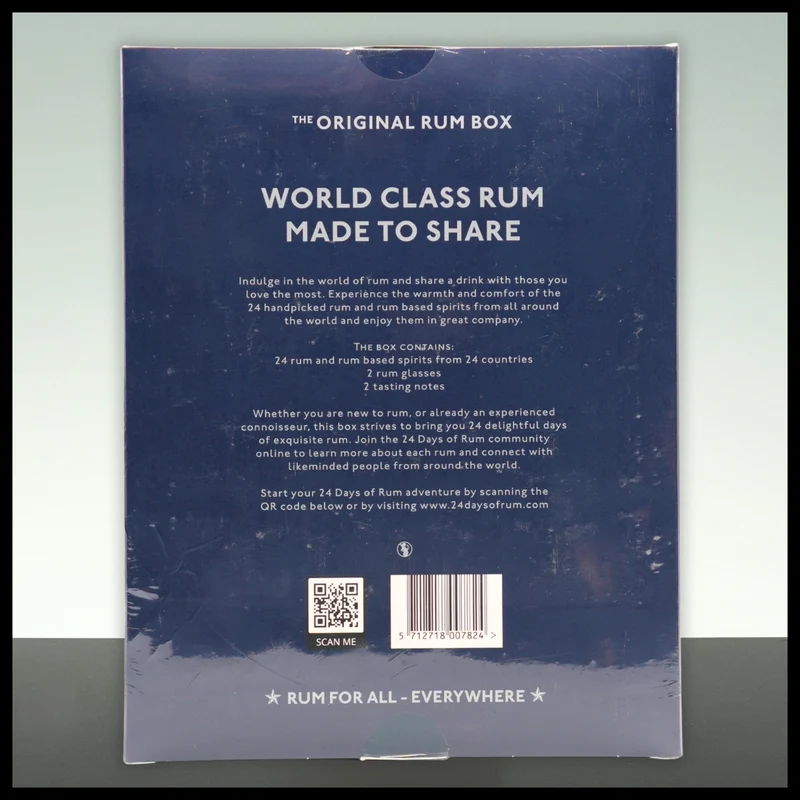 24 Days of Rum BLUE EDITION Adventskalender 24x 0,02L