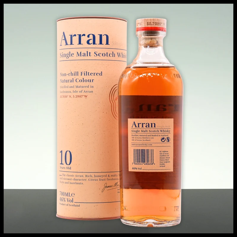 Arran 10 YO Single Malt Whisky 0,7L - 46% Vol.