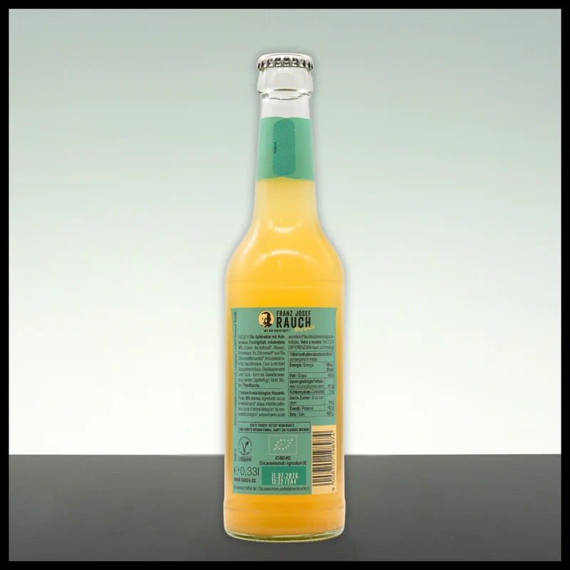 Rauch Bio Apfel naturtrüb G'spritzt 0,33L